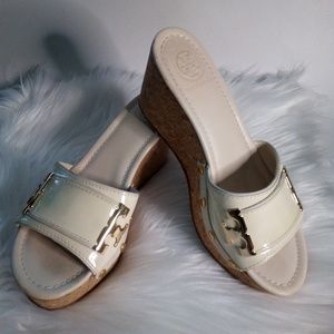 Women's Tory Burch cork wedges size 7.5